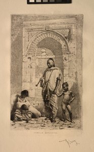 Moroccan Family, 1862 by Mariano José María Bernardo Fortuny y Carbó