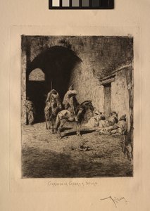 Garde de la Casbah a Tetuan by Mariano Fortuny y Carbó