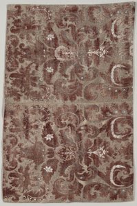 Two Joined Panels of "Fortuny Painted Velvet"