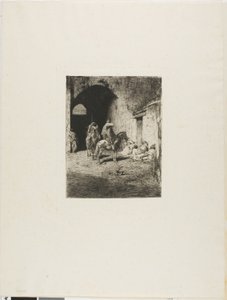 Guard of the Casbah in Tetuan by Mariano Fortuny y Marsal