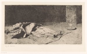 Dead Body of a Kabyle by Mariano José María Bernardo Fortuny y Carbó
