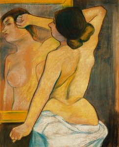 Nude Woman in Front of a Mirror