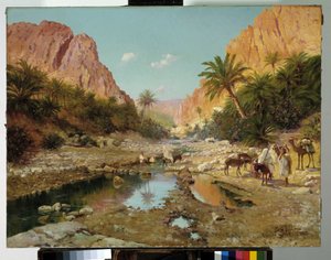 The Gorges of El Kantara in Southern Algeria