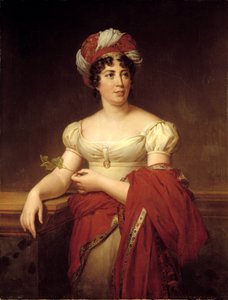 Portrait of Germaine Necker, Baroness of Stael Holstein by Marie Eleonore Godefroid