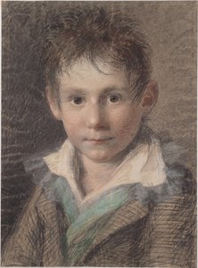 Half-length portrait of a boy by Marie Ellenrieder
