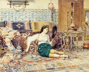 The Beautiful Oriental by Marie Francois Firmin Girard