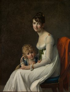 Madame Philippe Panon Desbassayns de Richemont and Her Son, Eugène