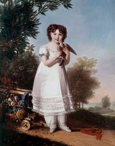 Portrait of Napoleone Elisa Bacciochi, Princess of Piombino by Marie Guilhelmine Benoist