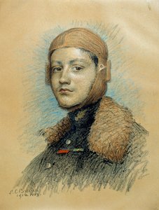 Portrait of Georges Guynemer by Marie Louise Catherine Breslau