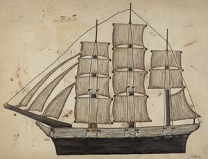 Pa. German Ship, 1938 by Marie Lutrell