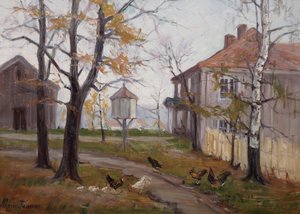 The Yard at Voienvolden by Marie Tannæs