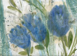 Blue flowers, 2020