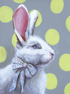Charming Polka Dot Bunny
