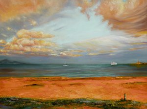 Orange Sky Seascape