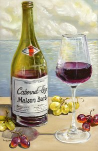 Red Wine Still Life