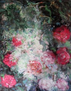 Abstract Rose Garden by Marina Nelson