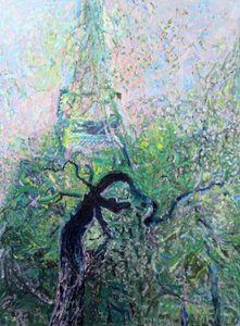 Eiffel Through the Trees by Marina Nelson