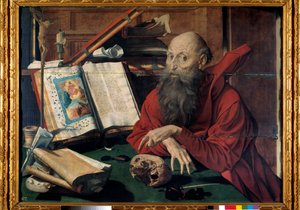 Representation of Saint Jerome in His Study