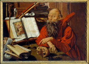 Saint Jerome Meditating