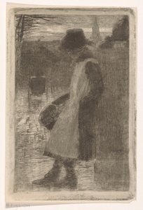 Girl on the Street by Marinus van der Maarel