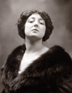 Half-length portrait of the famous opera singer Toti Dal Monte by Mario Nunes Vais