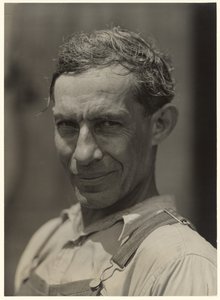 Mulatto Worker on John Henry Cotton Plantation, Talented in Crafts and Weaving, Melrose, Louisiana