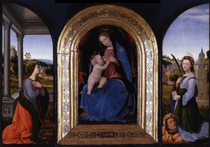 Triptych by Mariotto Albertinelli