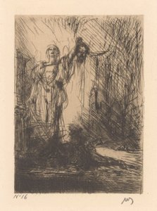 Executioner with Severed Head by Marius Bauer (signed by artist)