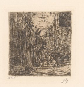 Praying Dervishes by Marius Bauer (signed by artist)