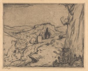 View of an Eastern City in a Valley