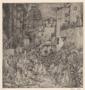 The Multitude Filled the Streets with Solemn Joy