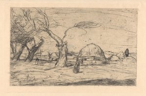 Eastern Landscape with Buildings