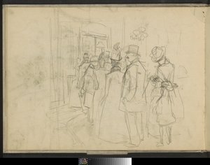 Row of Figures by Marius Bauer
