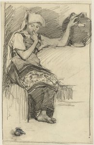 Seated Girl with a Jug