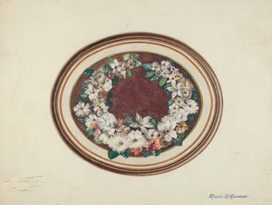 Feather Wreath, c. 1940 by Marius Hansen