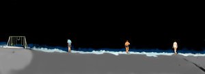 Night Lives Scene 7, 2016 by Marjorie Weiss