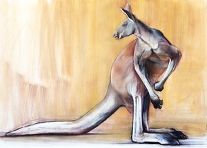 Big Red (Kangaroo) by Mark Adlington