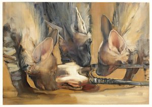 Pack Attack (Young Striped Hyenas)