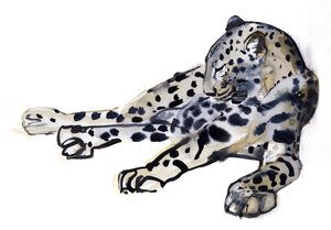 Recumbent (Arabian Leopard), 2008
