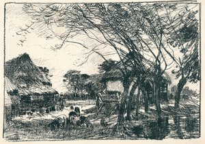 At the Back of the Farm, 19th century by Mark Fisher