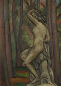 Statue in a Park by Mark Gertler