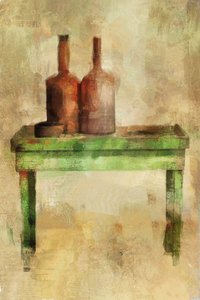 Table with Bottles by Mark Gordon