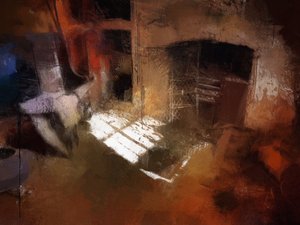 A Workshop with Skull at Calke Abbey by Mark Gordon