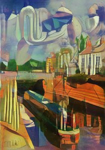 Canal Boat at Trent Lock by Mark Gordon