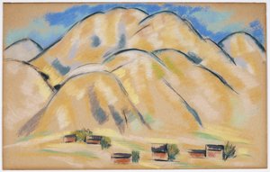 New Mexico Hills by Marsden Hartley