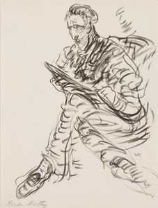 Self-Portrait as a Draughtsman by Marsden Hartley