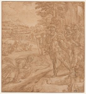 The Reconciliation of Jacob and Esau by Marten de Vos
