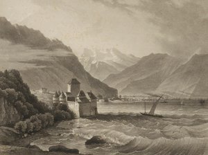 Chateau de Chillon; View from the Vevey Side by Martens