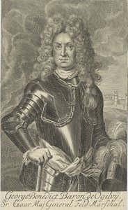 Georg Benedikt Freiherr von Ogilvy, Baron Ogilvy de Muirtown 1651-1710, 1705 by Martin Bernigeroth
