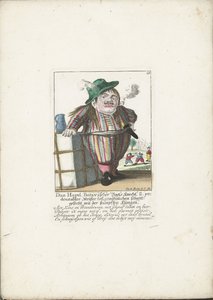 The Dwarf Dan Hagel as a Dutch Boatswain, ca. 1710